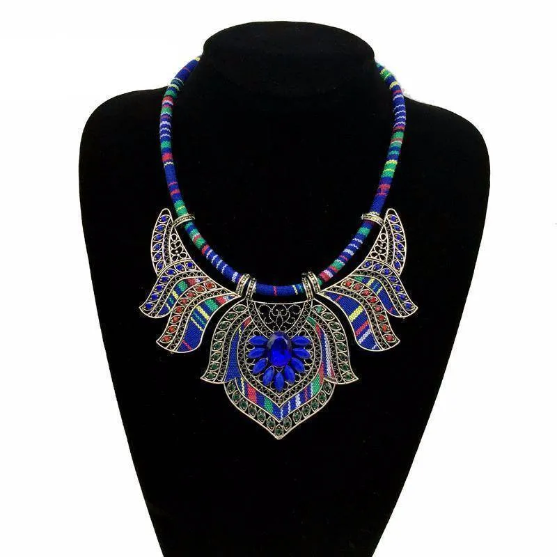 Vintage ethnic bohemian Choker necklace