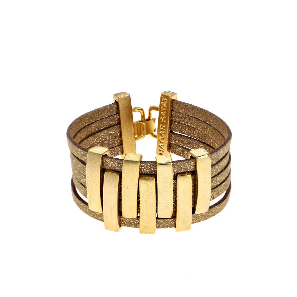 Zig Zag Gold Bracelet